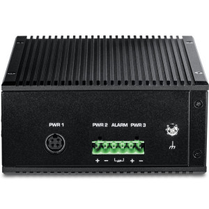 TRENDnet TI-BG5091 9-Port Industrial Switch, 8 2.5G PoE++ ports, 10G SFP+ slot, 60 Gbps switching capacity, DIN-rail/wall mount